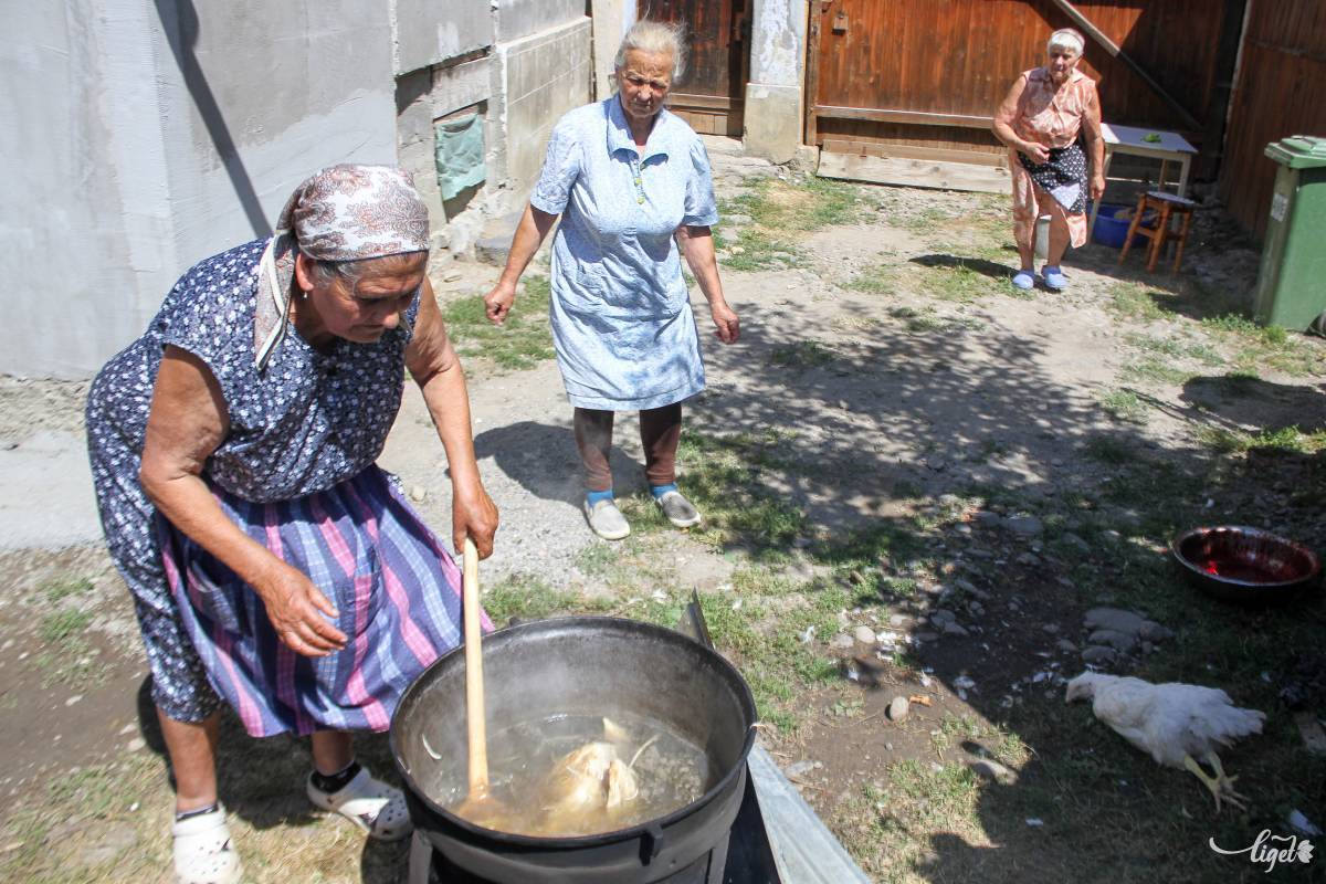 A szárnyasok előkészítésének saját rítusa van •  Fotó: Pál Árpád