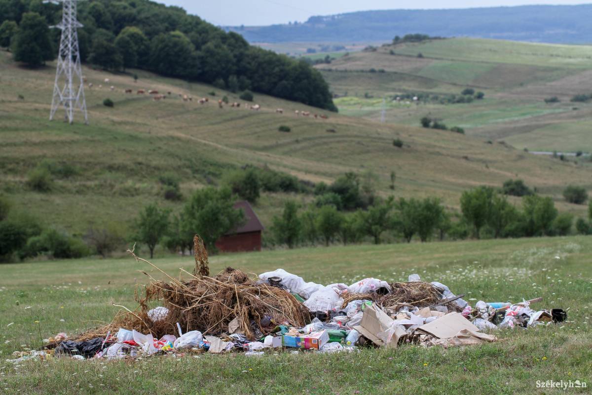 Nem javul a helyzet szemétügyben. Gyakori a hasonló látvány a települések határában. Archív •  Fotó: Pál Árpád