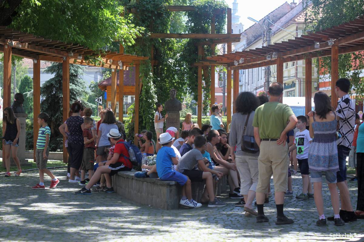 Szezonban sokan megfordulnak a szoborparkban, egész napos programnak azonban ez kevés •  Fotó: Pál Árpád