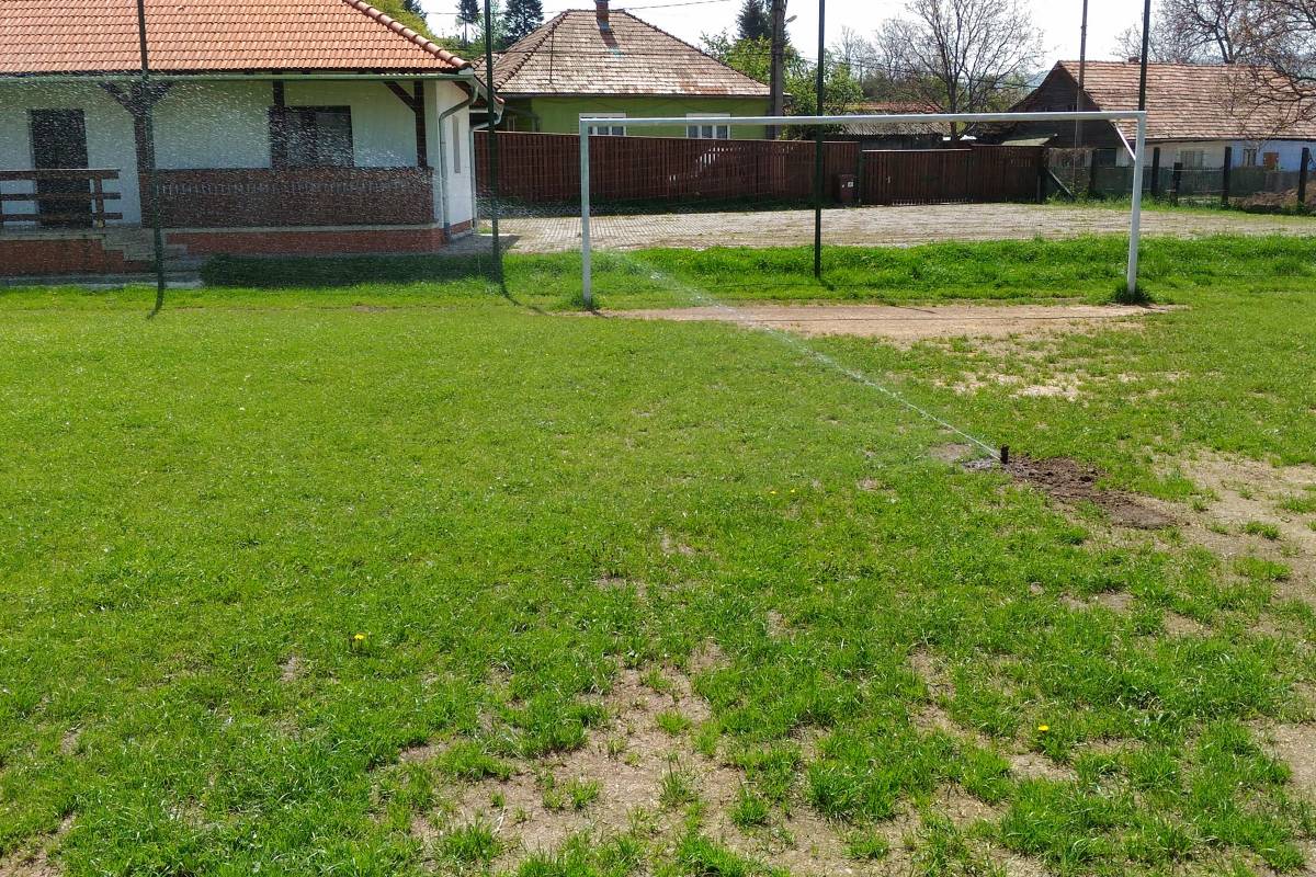 Megoldották a vízelvezetést •  Fotó: Parajd Polgármesteri Hivatal