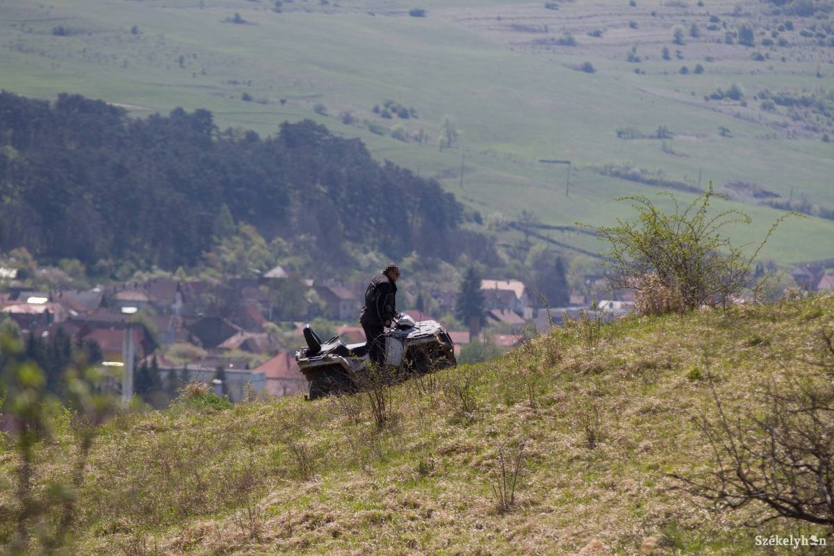 Téves irány. Tilos az erdei quadozás, ám a
hatóságok nem lépnek fel ellene, ez pedig elvakítja a területek
tulajdonosait (archív felvétel) •  Fotó: Pál Árpád