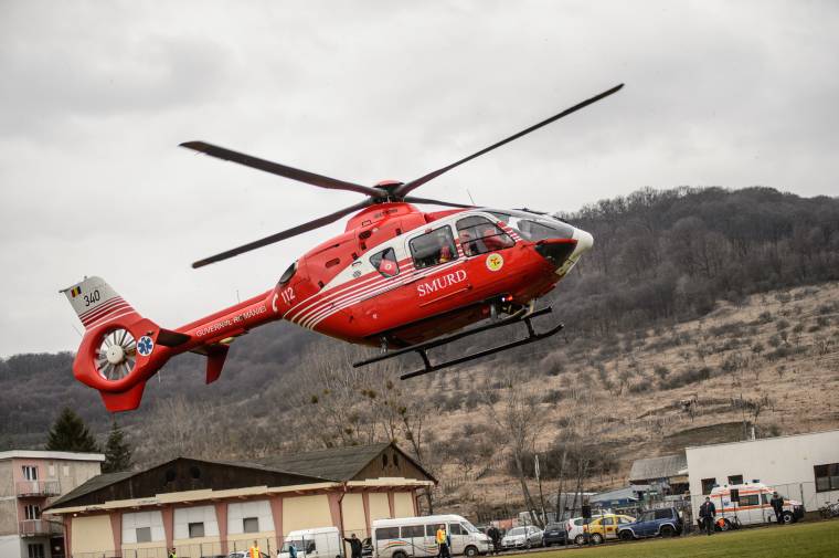 Sötétedés után Hargita megyében sehol nem tud leszállni a mentőhelikopter