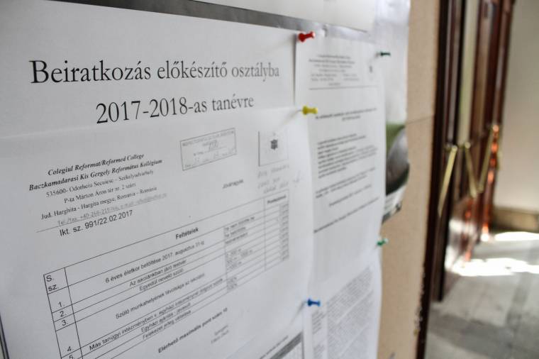 Csak egy csíkszeredai iskolában volt túljelentkezés az előkészítőbe iratkozásnál