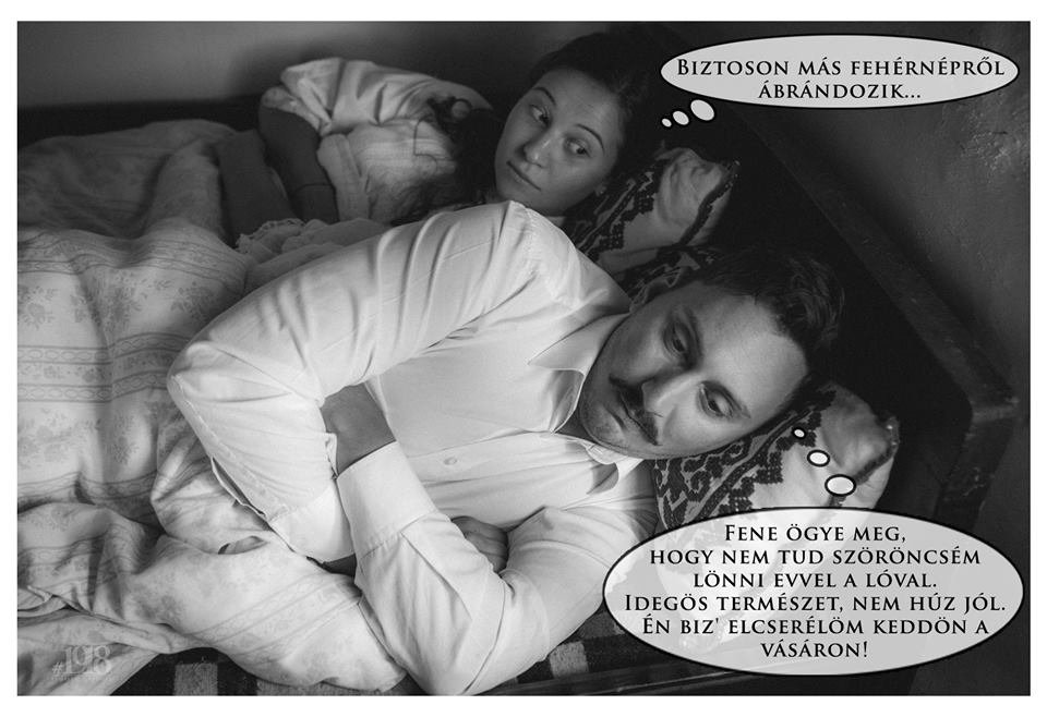 Egy fiatal pár küzdelmeit mutatják be az amatőr színészek •  Fotó: A kitartás története/Facebook