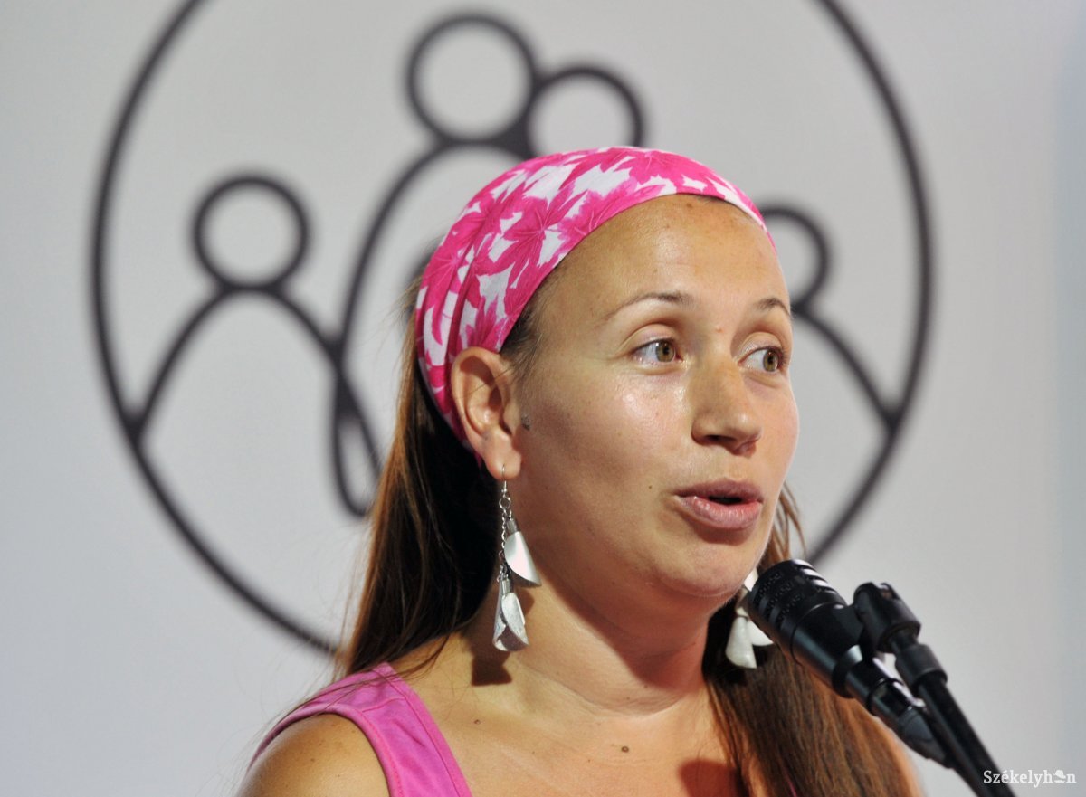 Gergely Orsolya szociológus, a Sapientia EMTE csíkszeredai kara Társadalomtudományi Tanszékének adjunktusa •  Fotó: Beliczay László