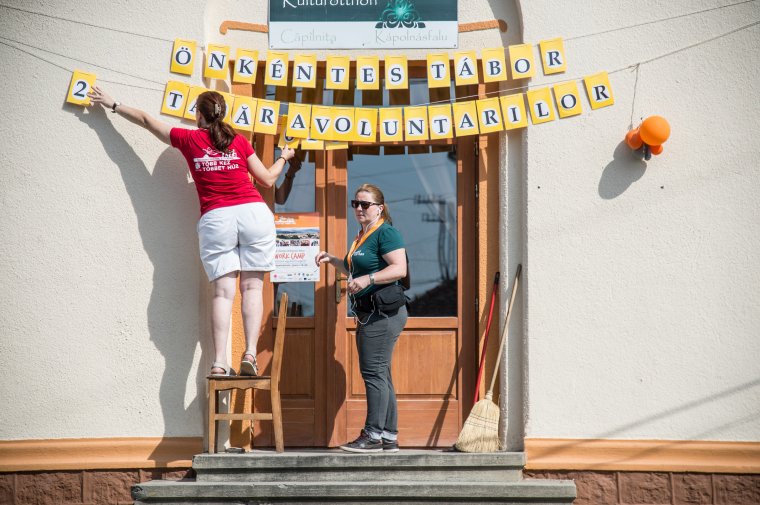 Kápolnásfalu fogadta be a Caritas önkéntestáborát