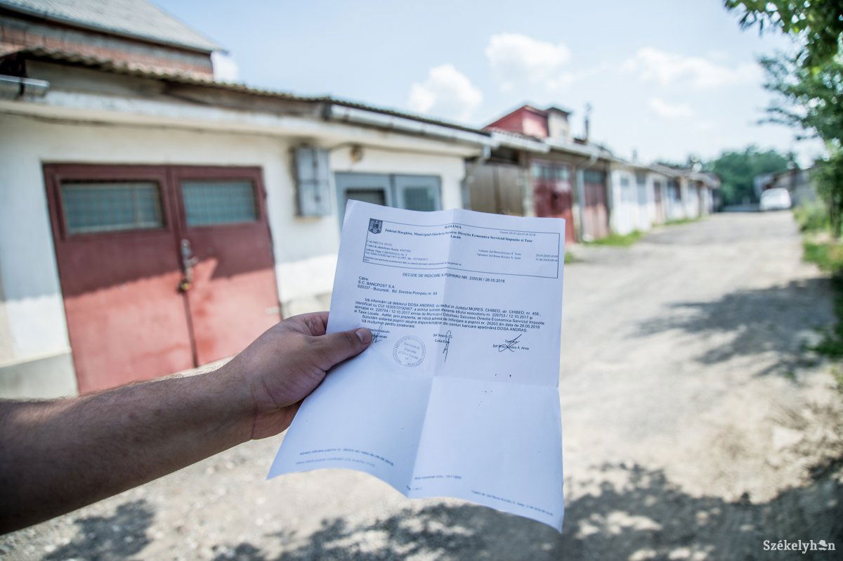 A panaszos állítja, soha nem épített vagy bérelt garázst, mégis zárolták a fizetését &bullet;  Fotó: Barabás Ákos