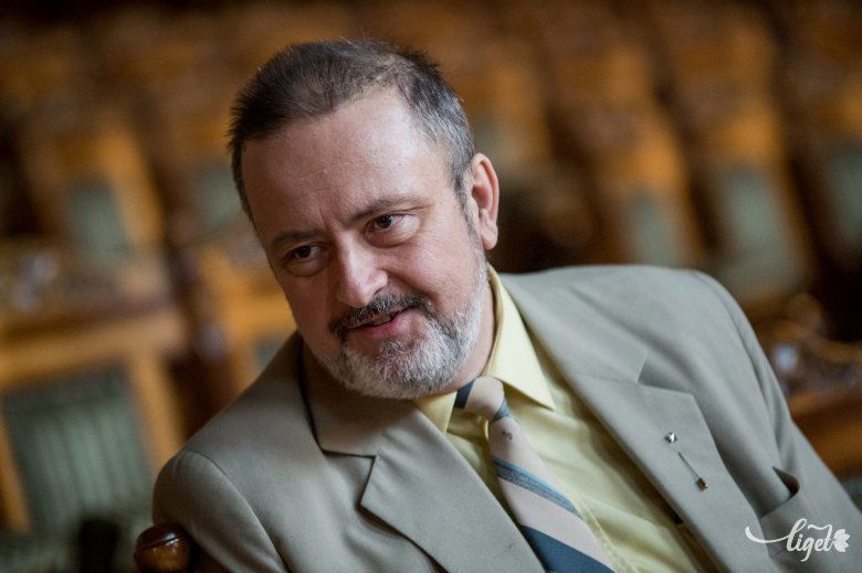 Dr. Szabó Árpád közgazdász, aki az internetes kérdőívet állította össze •  Fotó: Barabás Ákos