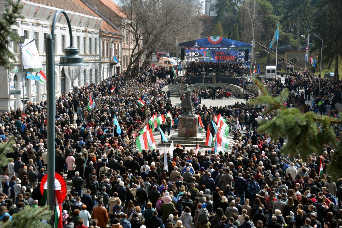 Március 15-e Székelyudvarhelyen. Azóta emlegetik... Archív •  Fotó: Lőrincz Csaba