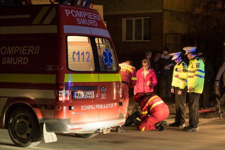 Kerékpárost gázolt egy ittas rendőrségi alkalmazott Besztercén