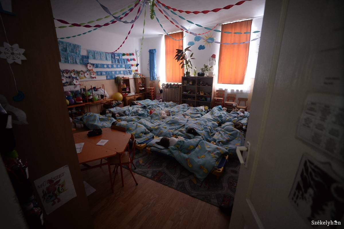 Zsúfoltság van. Most százhúsz gyerek jár az intézménybe, de az új épületben százötvenen is elférnek majd •  Fotó: Barabás Ákos