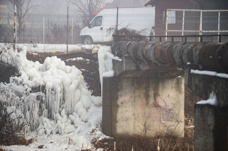 Cseppet sem megnyugtatók a fura udvarhelyi jégtestek