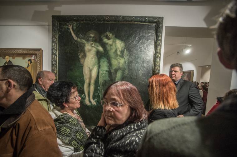 A kiállítás, melynek zárásakor még hétfőn is nyitva volt a múzeum