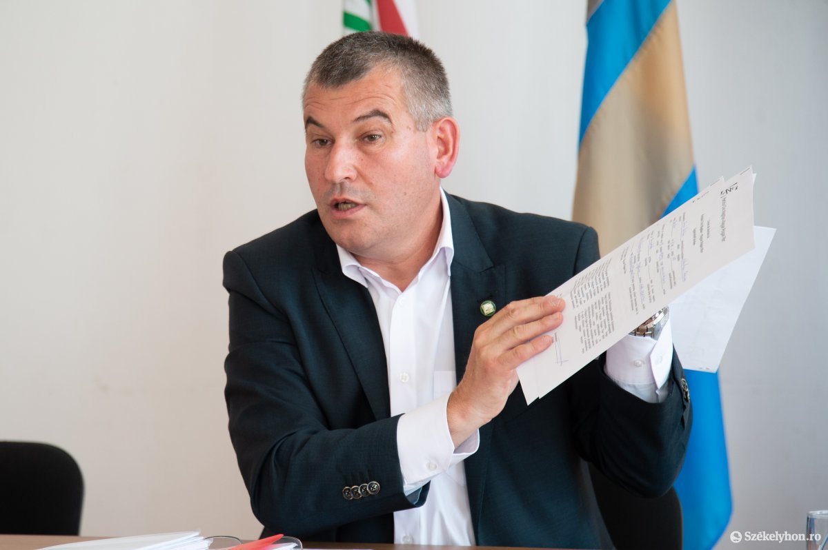 Gálfi Árpád székelyudvarhelyi polgármester szerint gáncsolják a pártbejegyzési eljárást. Archív •  Fotó: Barabás Ákos