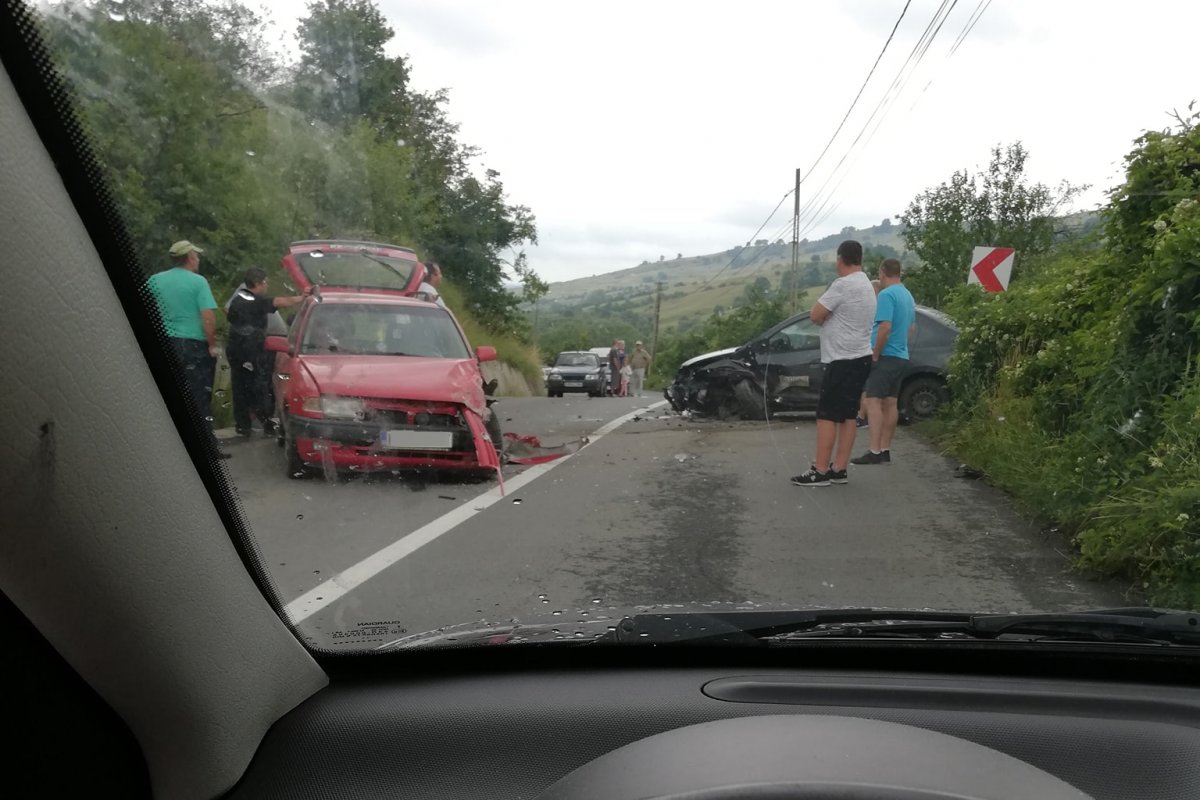Figyelmetlenség okozhatta a siménfalvi balesetet a rendőrség szerint •  Fotó: Udvarhelyszéki Közlekedési Info/Facebook