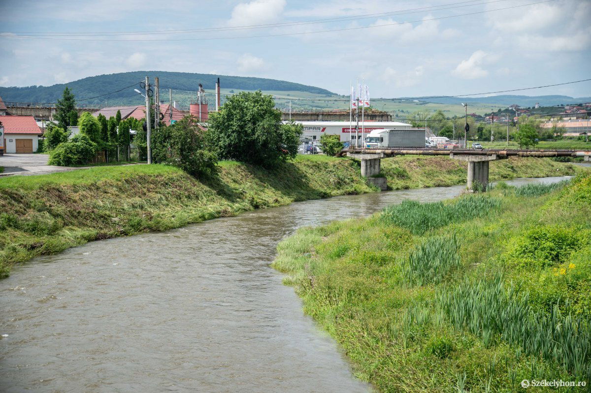 Horgászható szakasz a Nagy-Küküllőn •  Fotó: Barabás Ákos