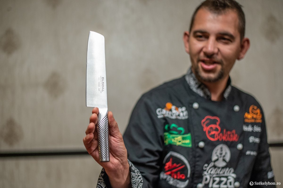 A séf saját felszerelését nem szívesen adja kölcsön •  Fotó: Barabás Ákos