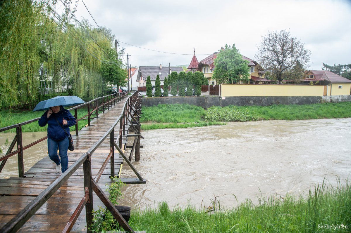 Szélesebb, biztonságosabb lesz a Malom utcai átkelő •  Fotó: Barabás Ákos