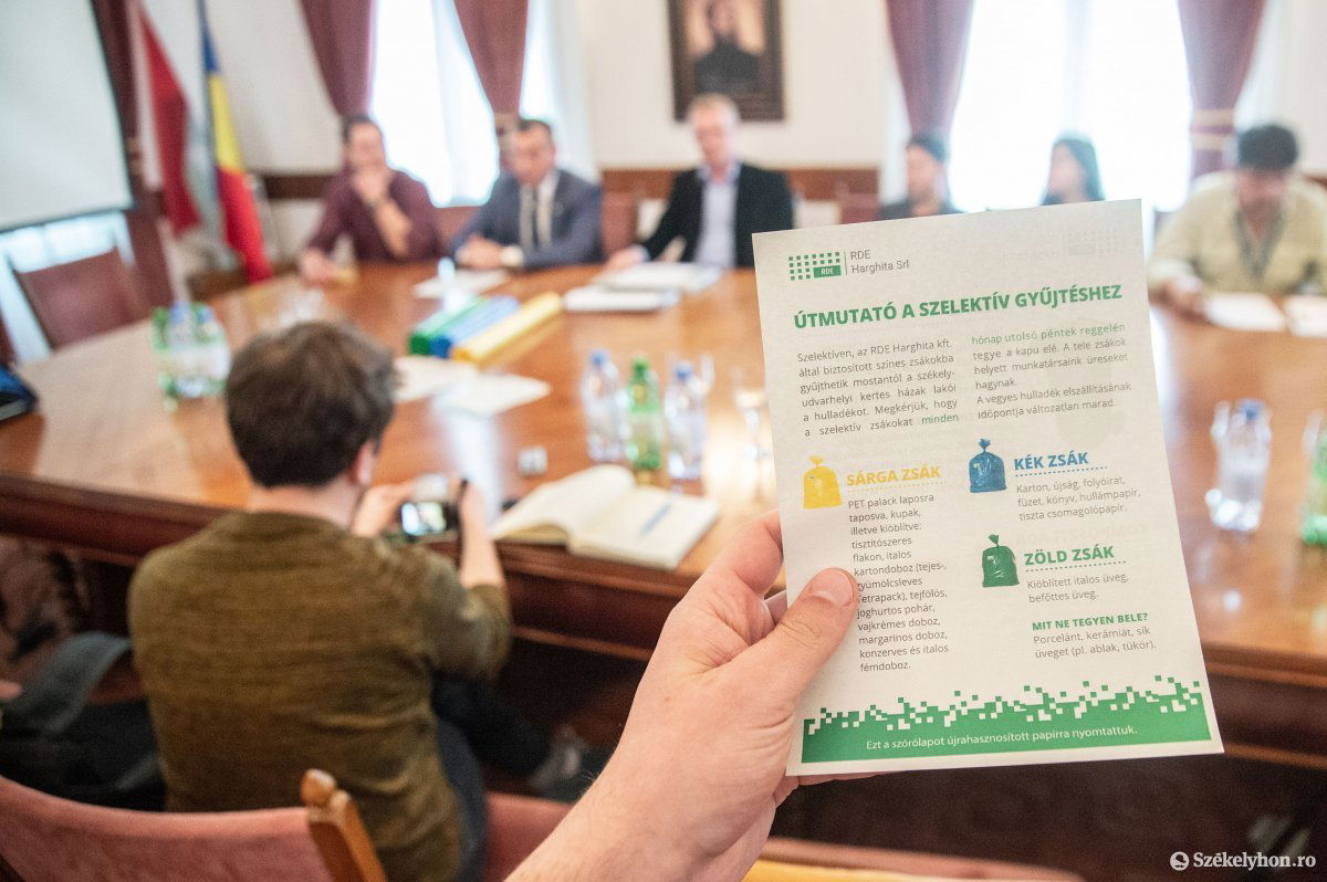 A szelektív hulladékgyűjtés lesz a legolcsóbb •  Fotó: Barabás Ákos