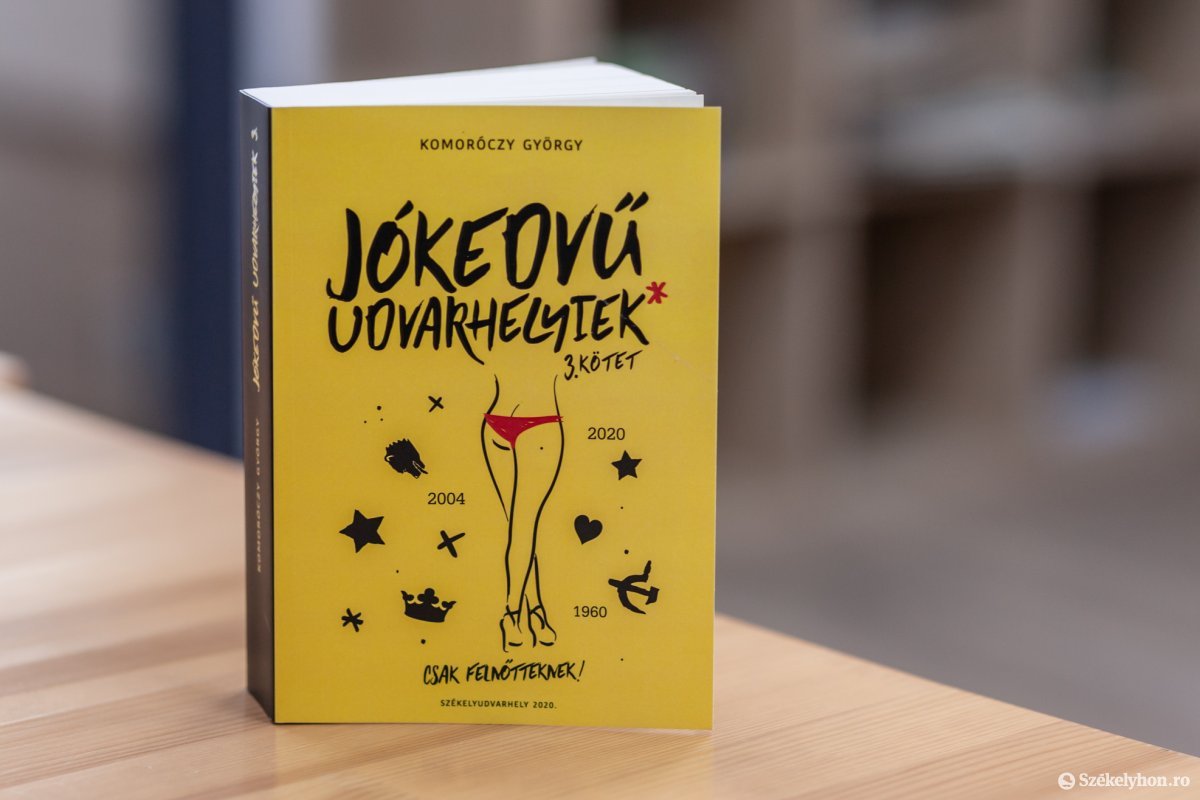 A vaskos kötet mutatja: a korábbi gyűjtést újabb könyvre való történetekkel is kiegészítette a szerző • Fotó: Erdély Bálint Előd