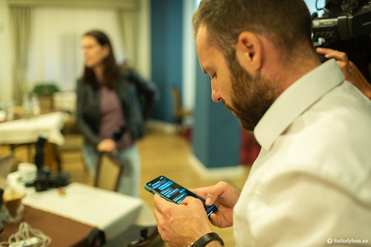 Bíró Barna Botond. Nem lehetnek elégedettek az udvarhelyszéki eredményekkel •  Fotó: Erdély Bálint Előd
