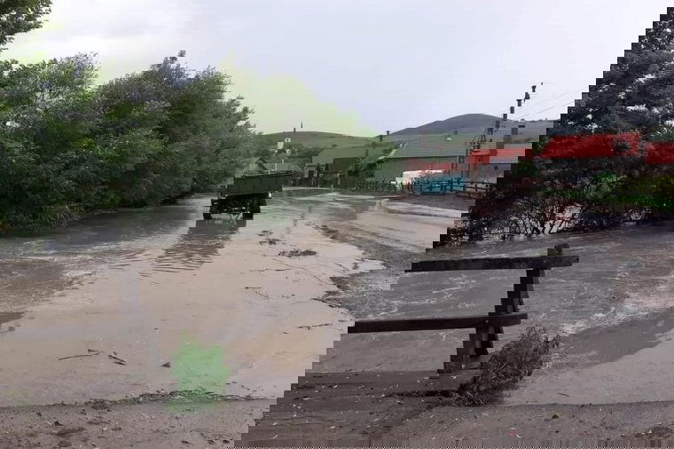 Portákat öntött el a víz Homoródújfaluban