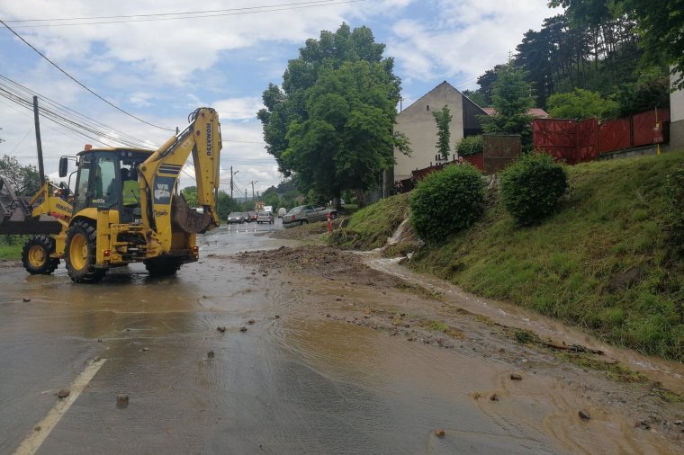 Házakat árasztott el a víz Székelyudvarhelyen