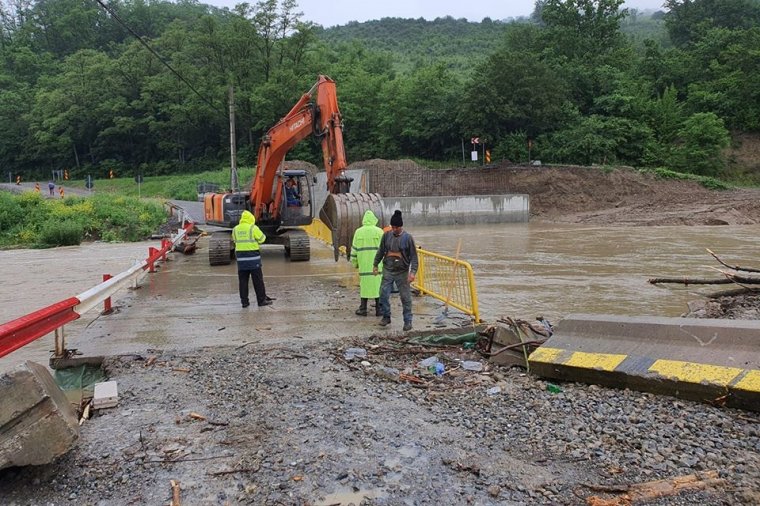 Lezárták az utat Décsfalva és Nagygalamfalva között