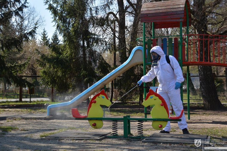 Fertőtlenítéssel egészült ki a tavaszi nagytakarítás