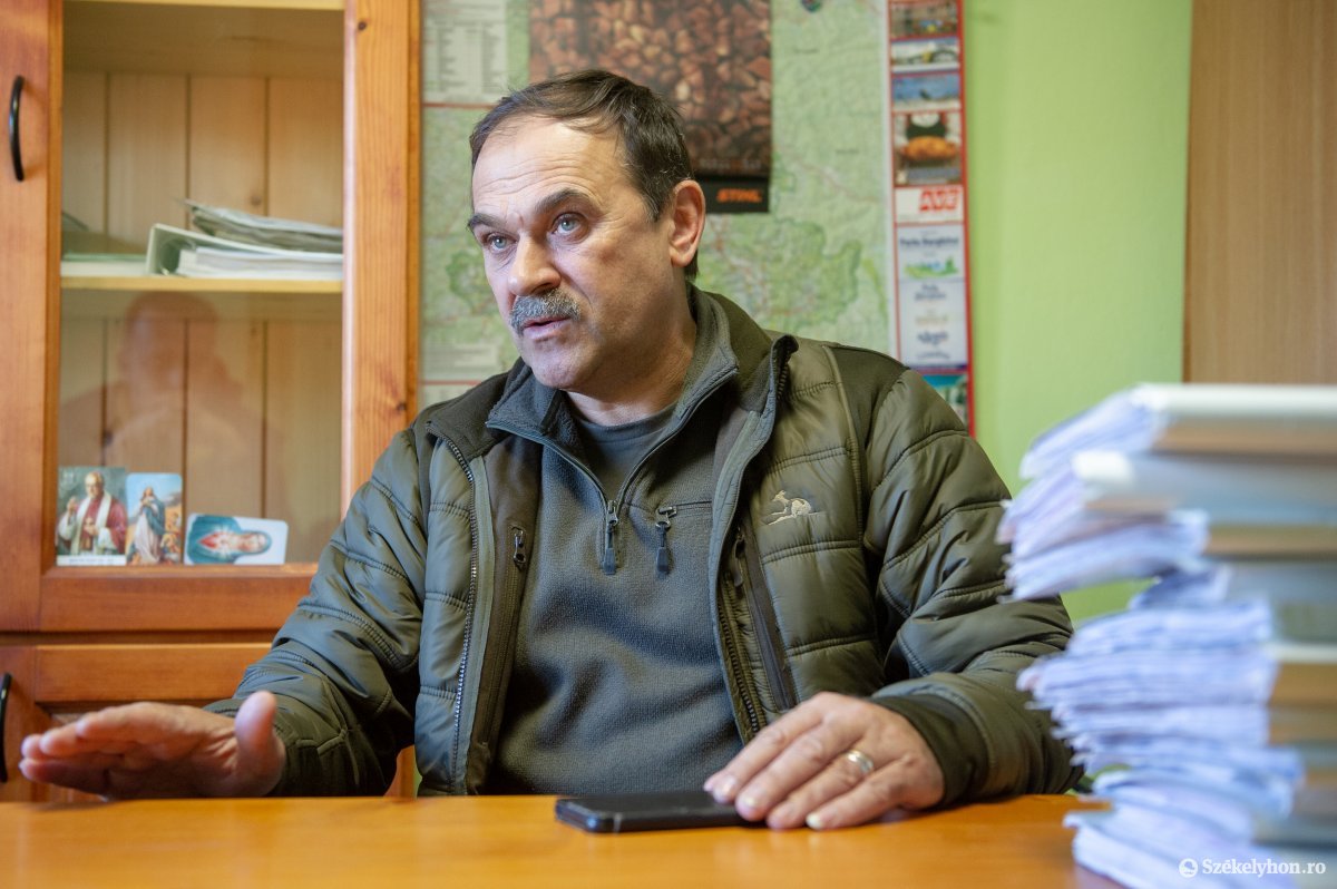 Pál Elemér. Nem látott még a mostanihoz hasonló pusztítást •  Fotó: Beliczay László