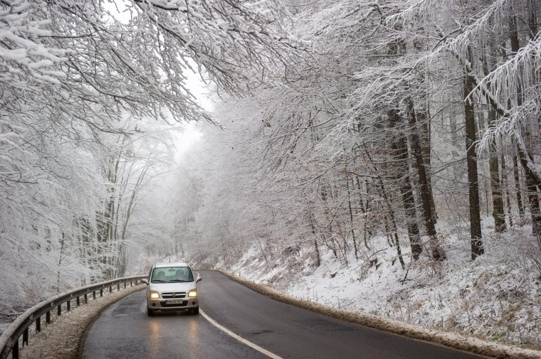 Mínusz 19 Celsius-fokot mértek reggel a Bucsin-tetőn