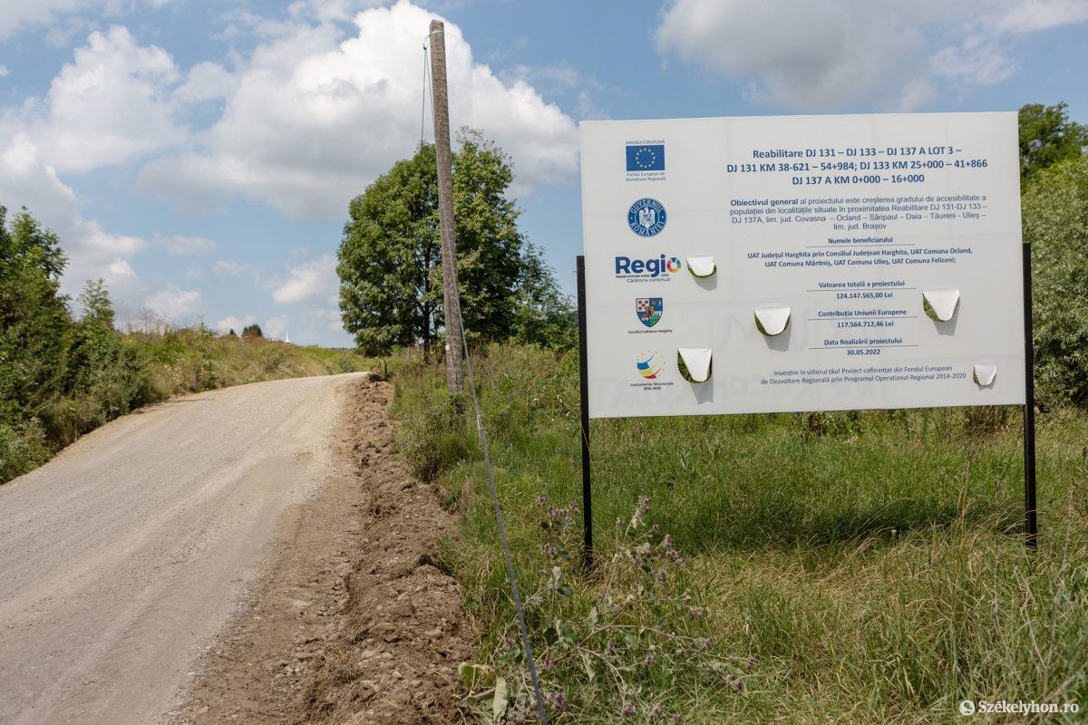 Három udvarhelyszéki megyei besorolású utat is érint a beruházás •  Fotó: Erdély Bálint Előd