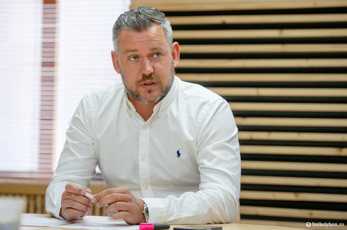 Antal Lóránt: nem áll fenn annak a veszélye, hogy télen „elfogy” a gáz •  Fotó: Beliczay László