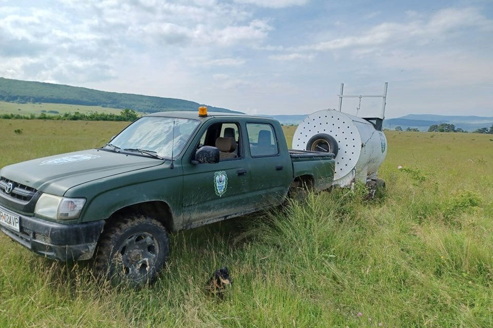 A problémás vad befogásán dolgoznak &bullet;  Fotó: Nagy-Küküllő Vadász- és Sporthorgász Egyesület