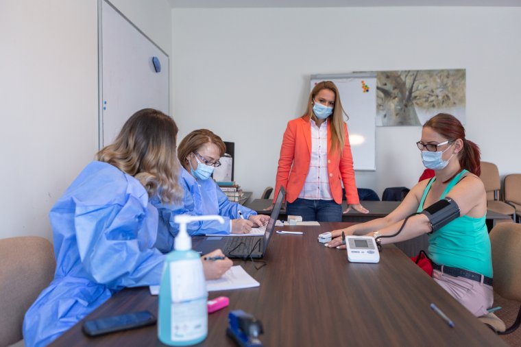 Céges oltás Székelyudvarhelyen