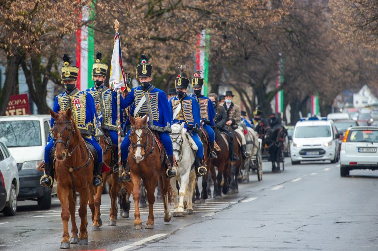 Visszafogottan ünnepeltek Székelyudvarhelyen