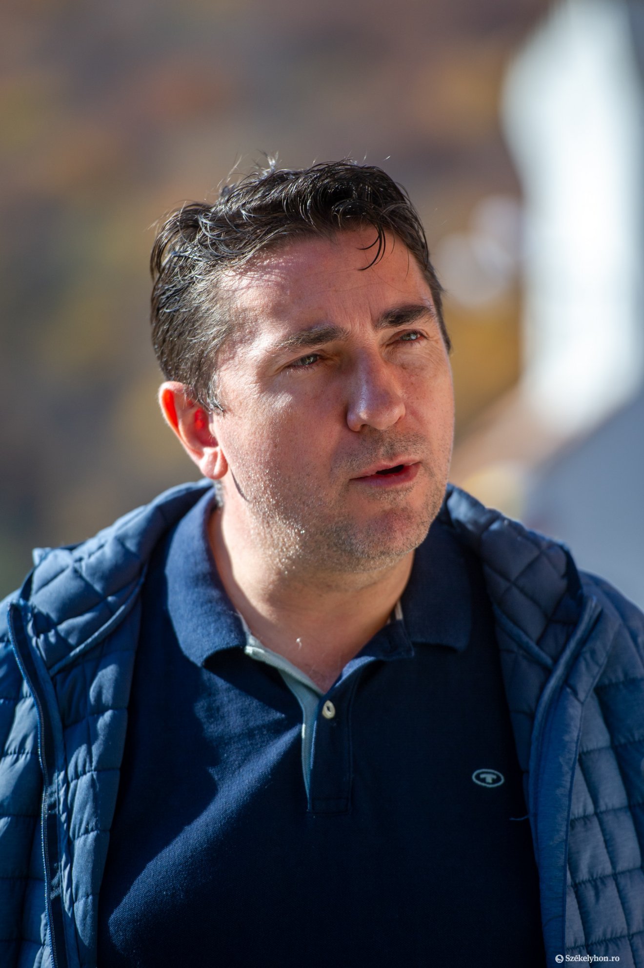 Fakazas Szabolcs szerint a sorozat nem csak a magyar tévénézőknek szól majd •  Fotó: Beliczay László