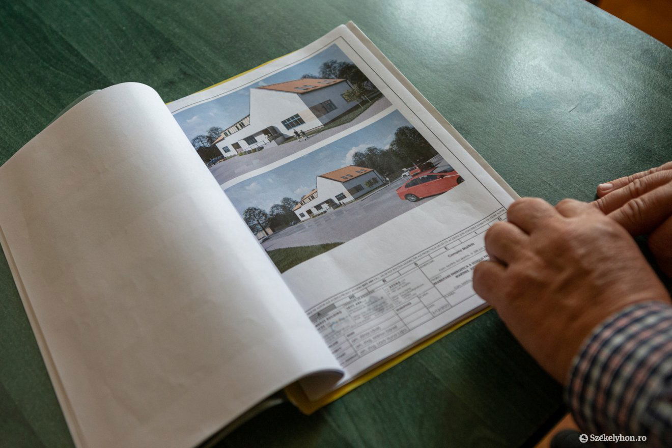 Ilyen lesz a tervek szerint a felújított épület •  Fotó: Erdély Bálint Előd