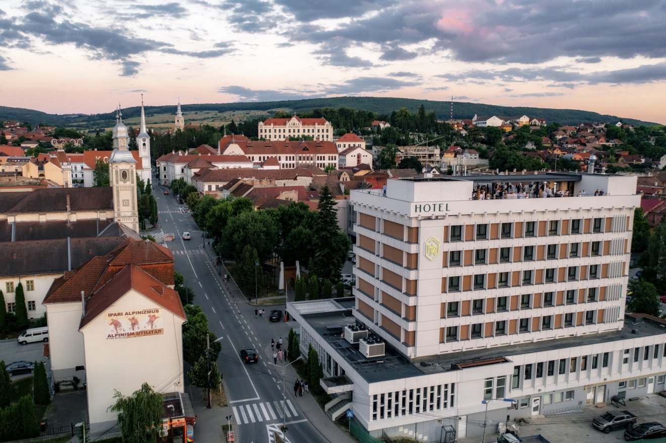 A Hotel Küküllő madártávlatból •  Fotó: Hotel Küküllő