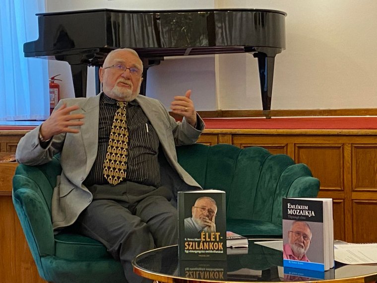 Veress Albert pszichiáter második önéletrajzi könyvét mutatták be Székelyudvarhelyen