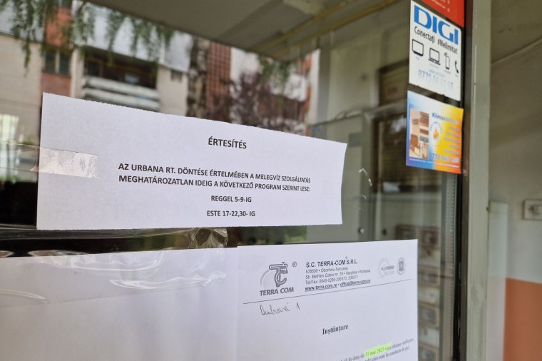 Korlátozta a melegvíz-szolgáltatást az Urbana Rt. – aztán két nap után felhagytak ezzel