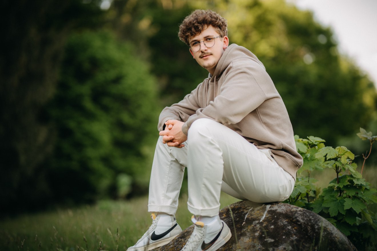 Szabolcsot a reál tantárgyak érdekelték, régóta mérnökire készül •  Fotó: Menyhárt Csongor