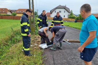 Villanyoszlopok dőltek ki Székelyudvarhelyen