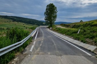 Újjáépítették a beszakadt utat Telekfalva határában