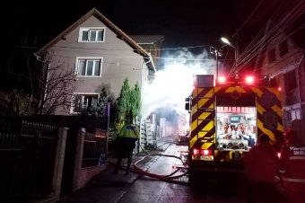 Kigyulladt egy lakóház pincéje Székelyudvarhelyen