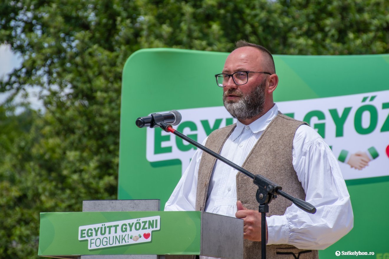 Szilveszter Attila, Etéd község polgármestere •  Fotó: László Ildikó