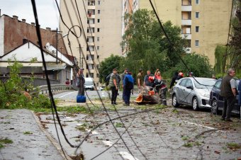 Mintegy 11 ezer fogyasztó maradt áramszolgáltatás nélkül a vihar következtében