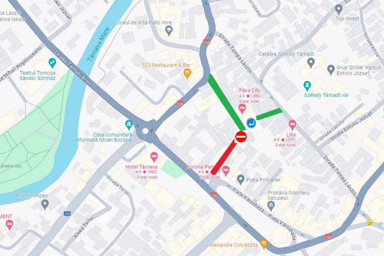 Aszfaltozás miatt zárnak le egy székelyudvarhelyi utcarészt