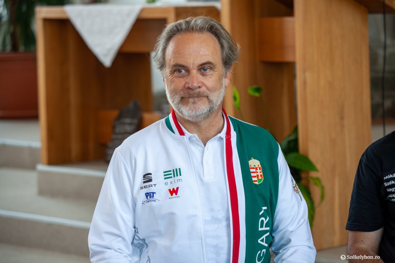 Makk Ádám, a Pető Sportegyesület vivó szövetségének vezetője és a Magyar Vívószövetség elnökségi tagja •  Fotó: Csató Andrea