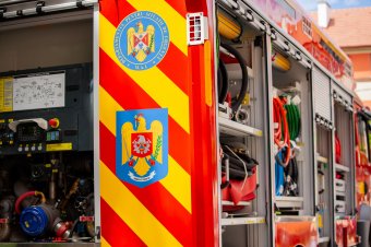 Tűz ütött ki egy szászrégeni benzinkútnál